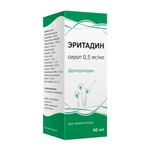 Эритадин, сироп 0.5 мг/мл 60 мл 1 шт