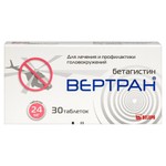 Вертран, таблетки 24 мг 30 шт