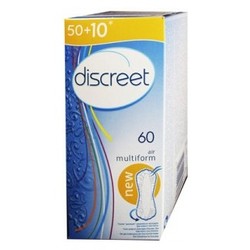 Прокладки женские ежедневные Discreet мультиформ 60 шт.