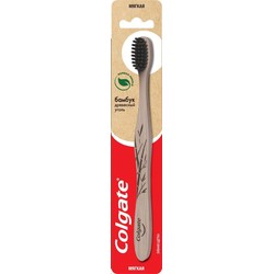 Зубная щетка Colgate бамбук древесный уголь мягкая 1 шт.