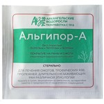 Покрытие на раны и ожоги, р. 50ммх50ммх10мм 1 шт Альгипор-А