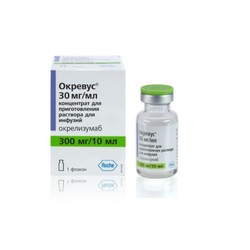 Окревус конц. д/р-ра д/инф. 30 мг/мл 10 мл 1 шт.