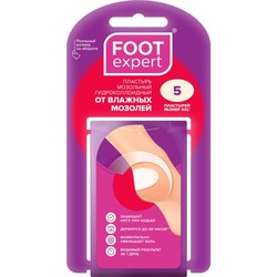 Лейкопластырь Foot Expert гидроколлоидный от влажных мозолей овальный р. L  (4.4 x6.9 см) 5 шт.