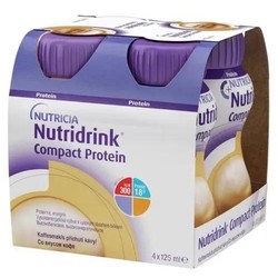 Смесь для энтерального питания жидкая 125 мл 4 шт. Nutridrink компакт протеин кофе