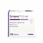 Эутирокс, таблетки 112 мкг 100 шт