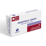 Лозартан-Н Канон, таблетки покрытые пленочной оболочкой 12.5 мг + 50 мг 30 шт