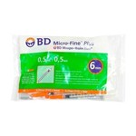 Шприц инсулиновый, Micro-Fine Plus (Микрофайн плюс) 0.5 мл р. 0.25ммх6мм 31G 10 шт u-100