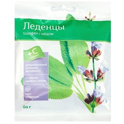 Леденцы Доктор Столетов шалфей с медом 60 г
