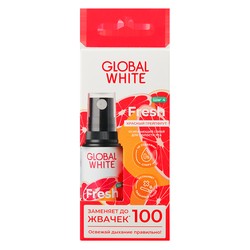Спрей для полости рта Global white Фреш освежающий 15 мл