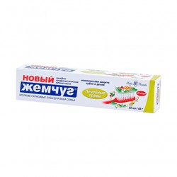 Зубная паста Новый жемчуг лечебные травы 50 мл
