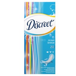 Прокладки женские ежедневные Discreet Део океанский бриз 20 шт.