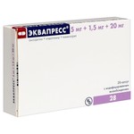 Эквапресс, капсулы с модифицированным высвобождением 5 мг+1.5 мг+20 мг 28 шт