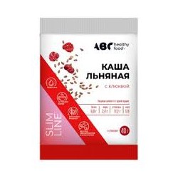 Каша льняная ABC healthy food с клюквой
