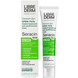 Крем-гель для лица Librederm Серацин Дуо корректирующий для проблемной кожи 40 мл