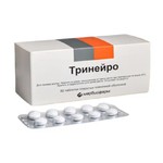 Тринейро, таблетки покрытые пленочной оболочкой 200 мг+100 мг+0.2 мг 60 шт