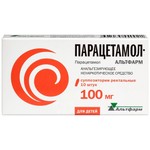 Парацетамол-Альтфарм, суппозитории ректальные 100 мг 10 шт