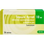 Элицея Ку-таб, таблетки диспергируемые в полости рта 10 мг 56 шт
