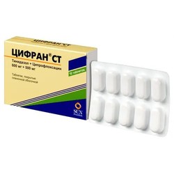 Цифран СТ табл. п/о пленочной 600 мг+500 мг 10 шт.