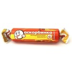 Аскорбинка, таблетки жевательные 25 мг / 3 г 10 шт с сахаром и глюкозой апельсин крутка