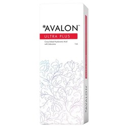 Филлер внутридермальный Avalon ультра плюс гель плотный гиалурон лидокаин ГК 20 мг/мл 1 шт. 1.0 мл