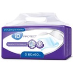 Пеленки одноразовые, ID Protect (АйДи Протект) р. 60смх60см 30 шт впитывающие
