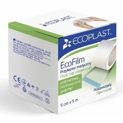 Пластырь медицинский фиксирующий Ecoplast Экофилм полимерный р. 5смх5м