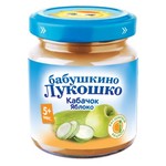 Пюре, Бабушкино лукошко 100 г кабачок яблоко 5 мес