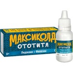 Максиколд Ототита, капли ушные 1%+4% 15 мл 1 шт флакон-капельница