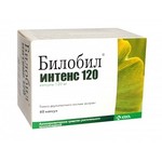 Билобил интенс 120, капсулы 120 мг 60 шт
