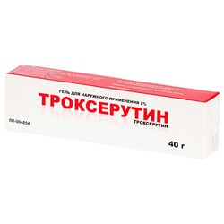 Троксерутин гель д/наружн. прим. 2% 40 г 1 шт.