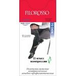 Гольфы компрессионные мужские, Filorosso (Филороссо) р. 2 (42-46) 70 den Терапия 2 класс компрессии лечебно-профилактические черные