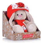 Игрушка мягконабивная, Budi Basa (Буди Баса) SidX-625 зайка ми в шапочке с цветком и шарфе малыш