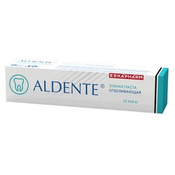 Зубная паста Aldente отбеливающая 75 мл