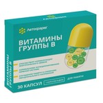 Витамины группы B, капсулы 0.36 г 30 шт