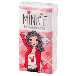 Платочки бумажные Minkie носовые 10 шт.