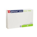 Диротон Плюс, капсулы с модифицированным высвобождением 1.5 мг+10 мг 28 шт