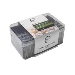 Паффы косметические Pure прямоугольные с бамбуковым углем 175 шт.