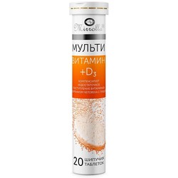Мультивитамин + витамин Д3 20 шт. табл. шип.