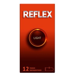 Презервативы Reflex лайт тонкие 12 шт.