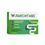 Пикосульфат натрия Лакситабс БАД к пище 20 шт. табл. 5 мг