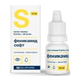 Феникамид софт, капли глазные 8 мг/мл+50 мг/мл 10 мл