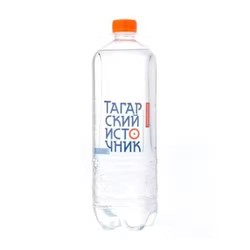 Вода минеральная Тагарский источник природная газированная 1 л ПЭТ