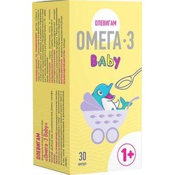 Олевигам омега-3 беби БАД к пище для детей 1+ 30 шт. р-р д/приема внутрь 0.55 мл
