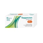 Кардиолип, таблетки покрытые оболочкой пленочной 10 мг 60 шт