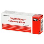 Лизипрекс, таблетки 20 мг 30 шт