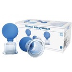 Банки вакуумные, d=50мм 8 шт лечебные пластик