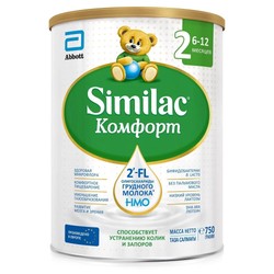 Смесь молочная Симилак 2 Комфорт 750 г