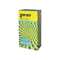 Презервативы Ganzo Рибс ребристые 12 шт.