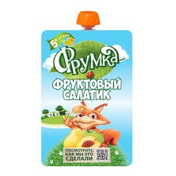 Пюре Фрумка фруктовый салатик 90 г
