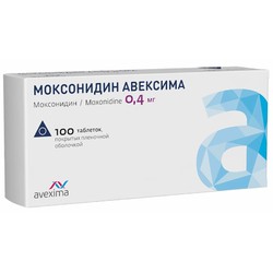 Моксонидин Авексима табл. п/о пленочной 0.4 мг 100 шт.